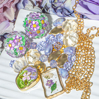 Boho Garden Bead Bundle in Lush in Lavender