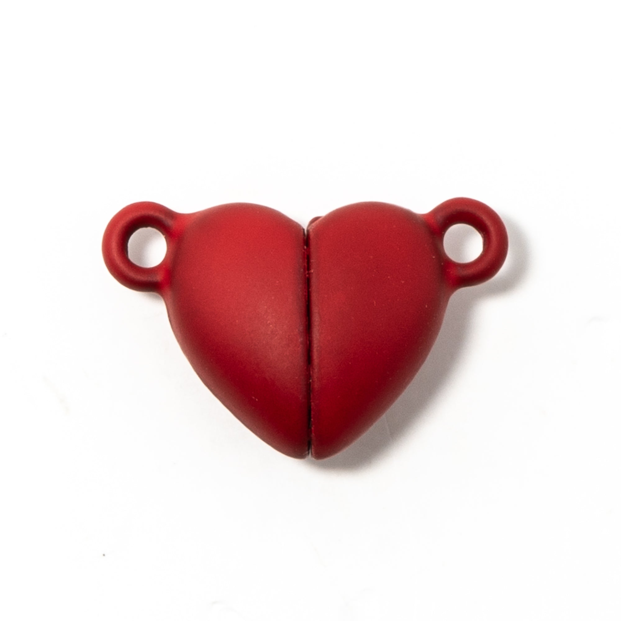 Bold Hearts Magnetic Clasp in Classic Red