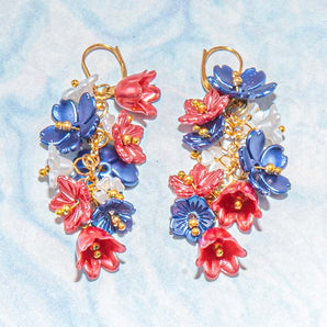 Patriotic Bouquet Cluster Earring Kit