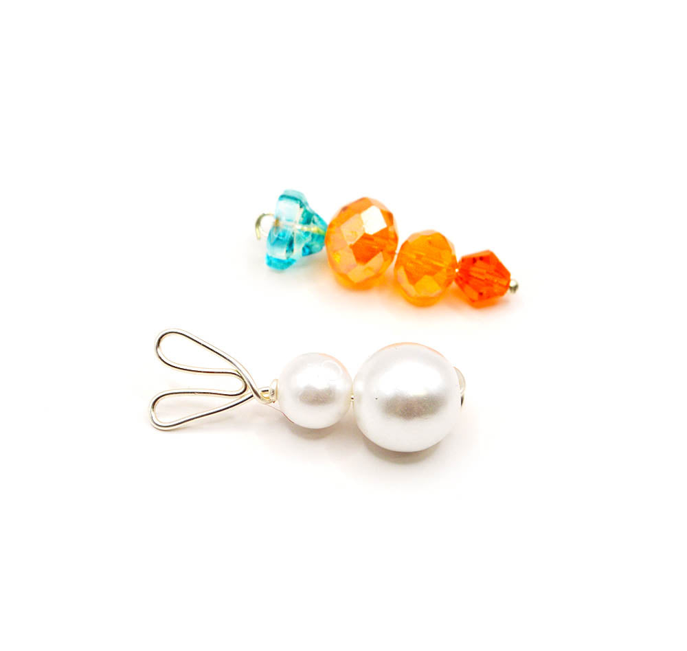 Bunny & Carrot Charm Duo