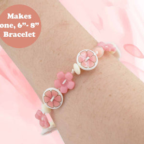Soft Petals DIY Button Bracelet Kit