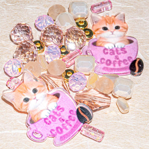 Cat Bead Mix in Cat-puccino