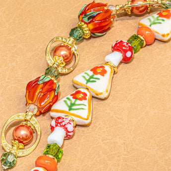 Ceramic Bead Strand Duo in Mystic Fae Garden
