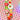 Ceramic & Lampwork Bead Strand Duo in Strawberry Picnic
