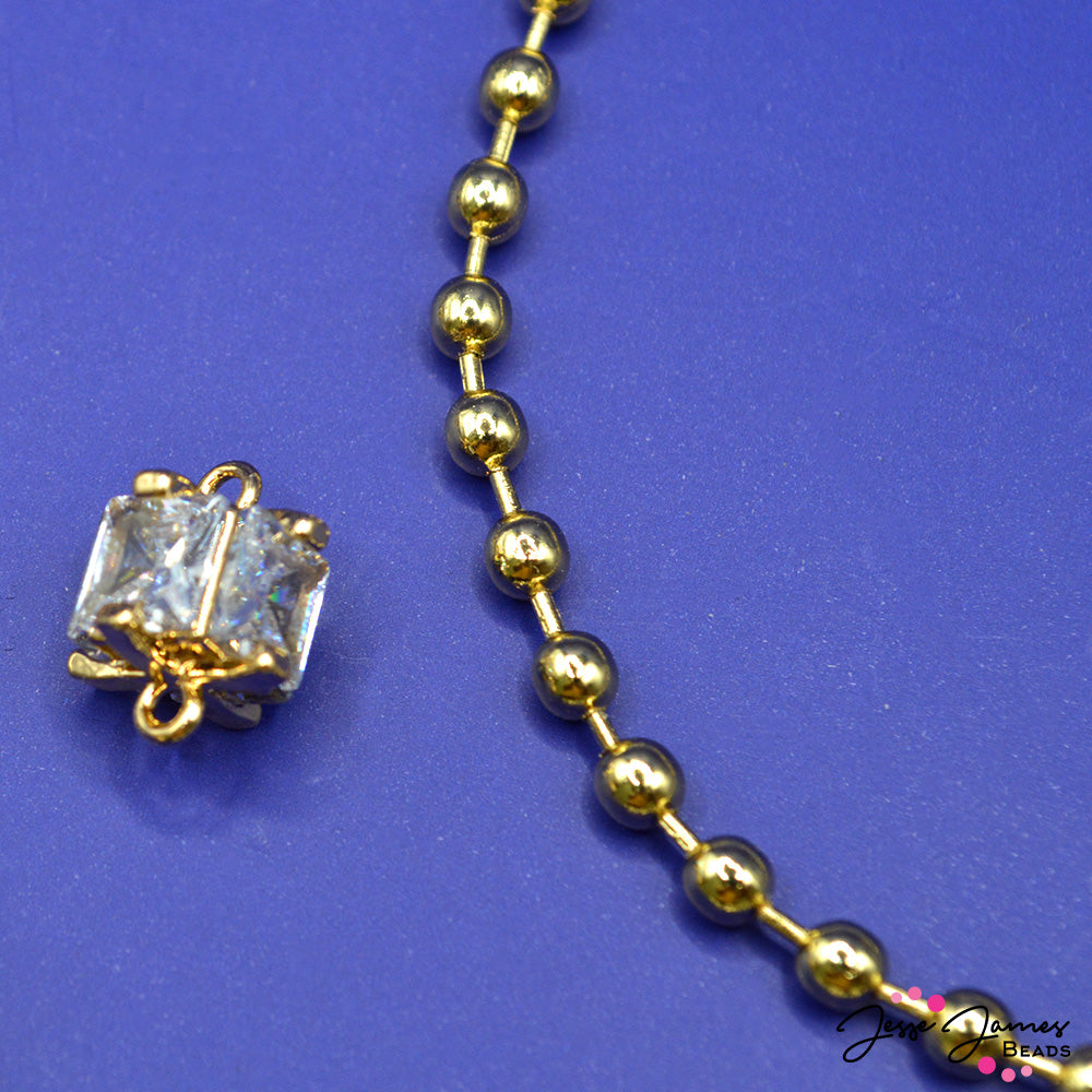 Charm Ready 18K Gold Bracelet Blank