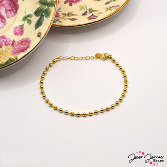 Charm Ready 18K Gold Bracelet Blank