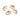 Rose Gold Twist & Lock Clasp Set