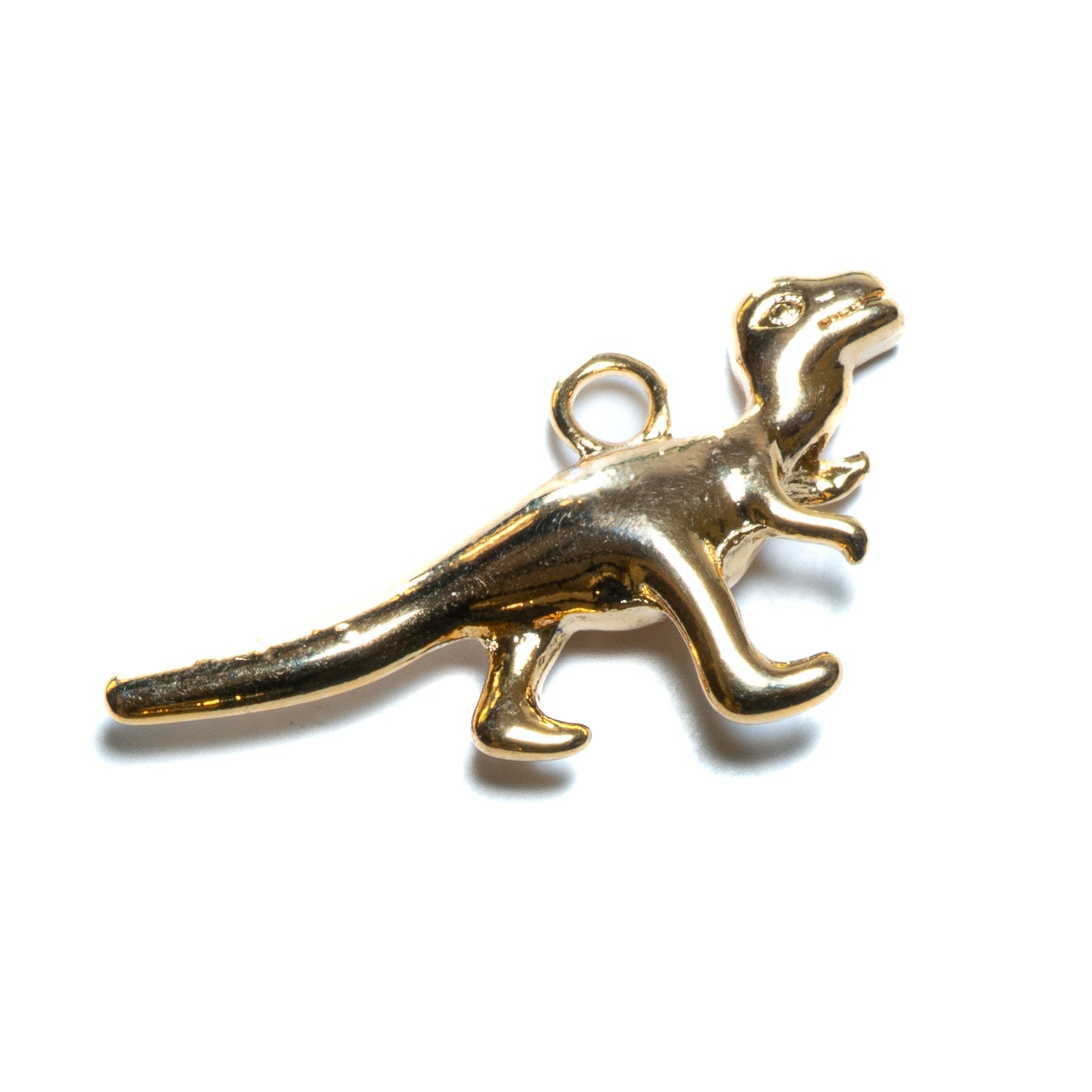 Clever Girl 18K Gold Raptor Pendant