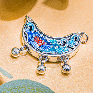 Cloisonné Connector in Garden Of A Goddess