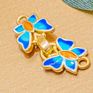 Cloisonné Finishing Pinch Clasp in Butterfly Bliss