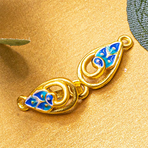 Cloisonné Finishing Pinch Clasp in Treasure Below