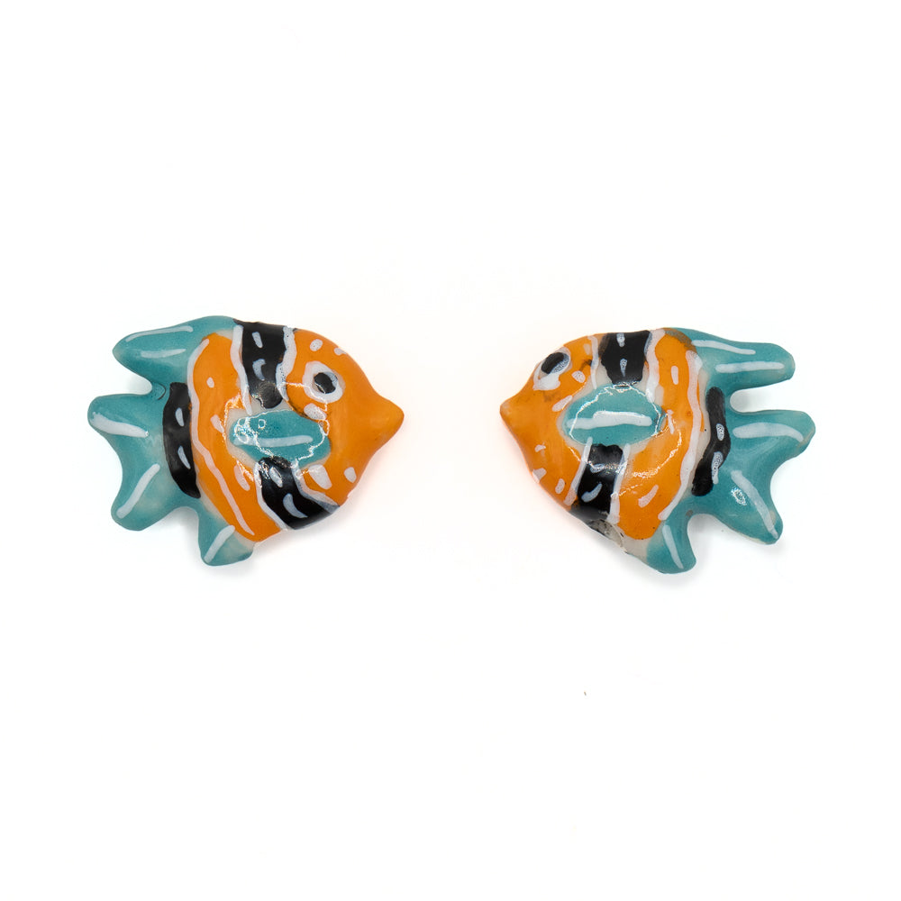 Come Swim With Me Fish Bead Pair