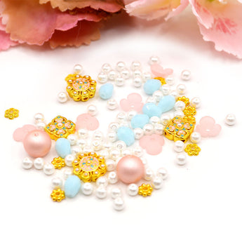 Mini Bead Mix in Coquette
