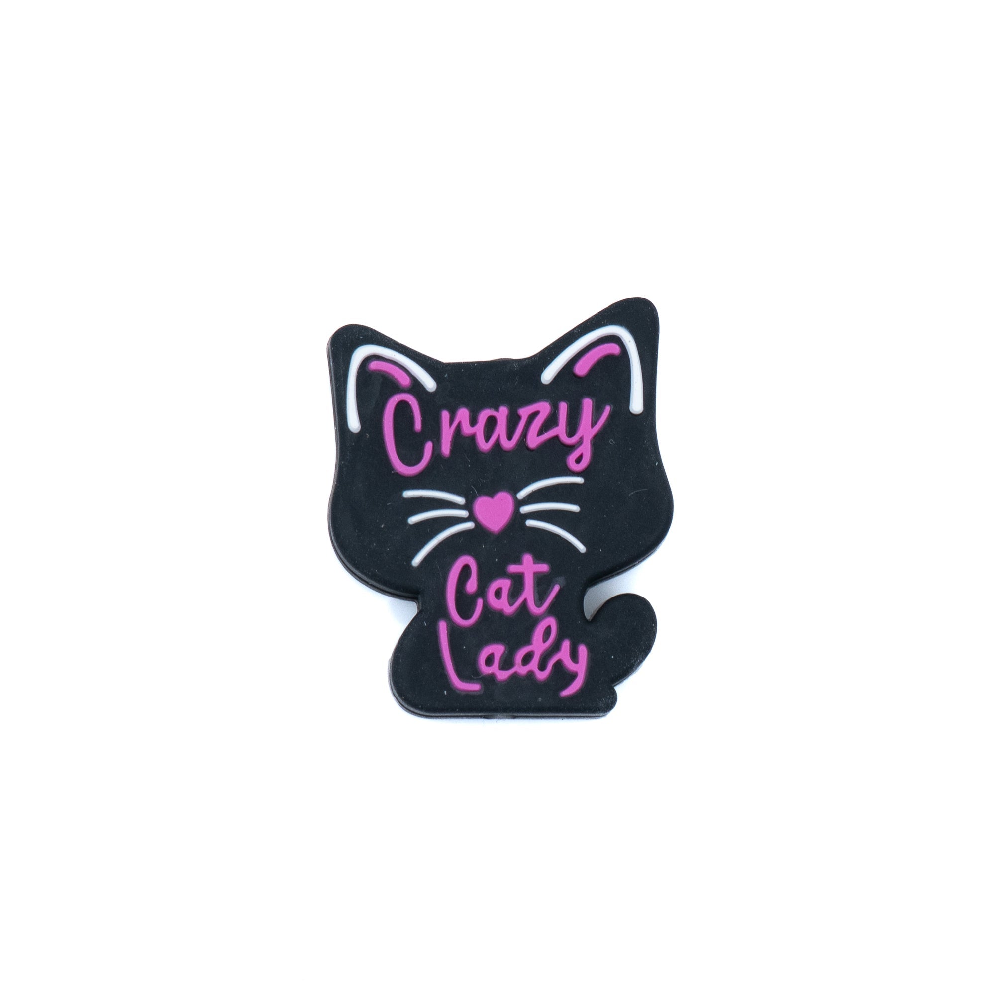 Crazy Cat Lady Silicone Focal Bead