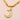 Crescent Moon & Star 18K Gold Charm
