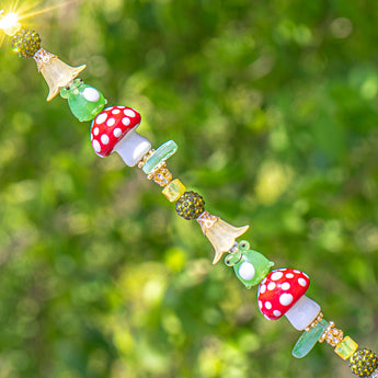 Critter Bead Strand in Flora & Froggy