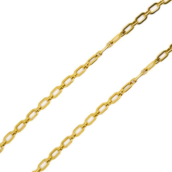 Cutting Edge Paperclip Chain in 18K Gold
