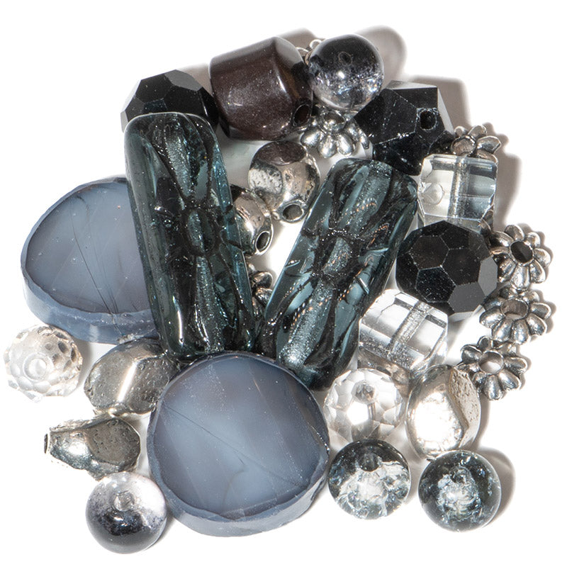 Czech Bead Mix in Floral Towers