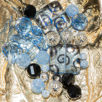 Czech Bead Mix in Frosty Escape