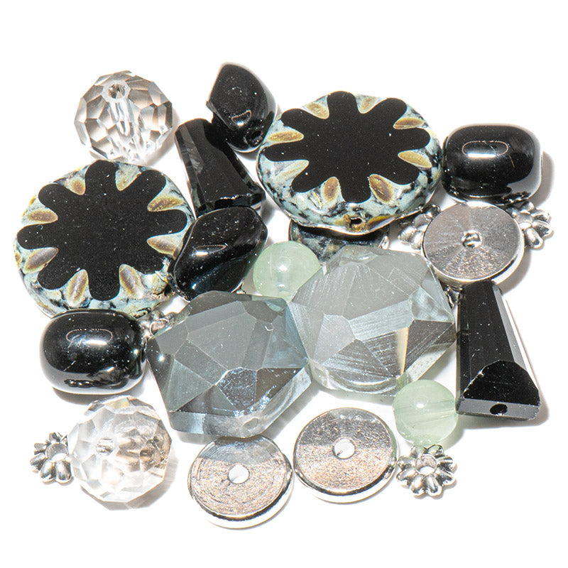 Czech Bead Mix in Mint Chip