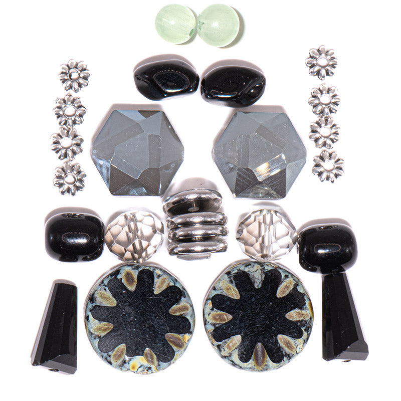Czech Bead Mix in Mint Chip