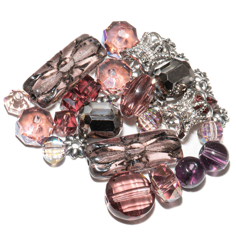 Czech Bead Mix in Rosaline Towers