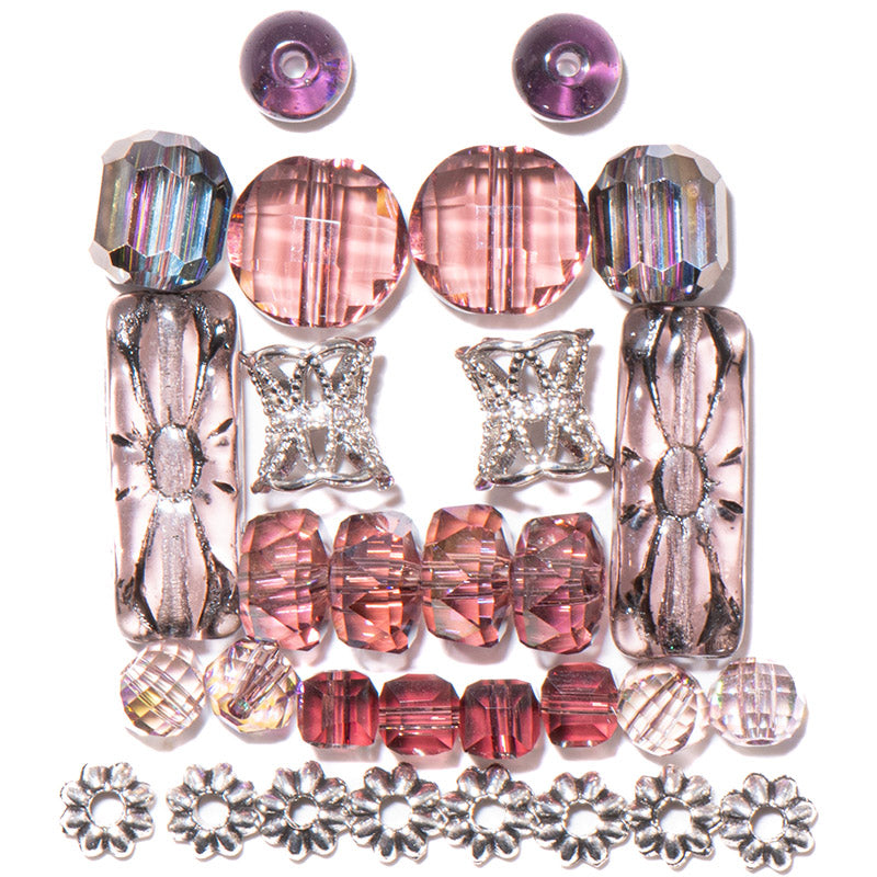 Czech Bead Mix in Rosaline Towers