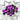 Czech Glass Fire Polish Bead Set in Black-Violet Matrix