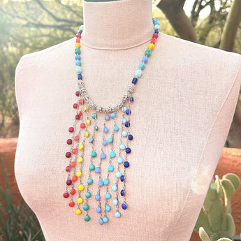Beads & Blooms The Rainbow Connection Necklace Class Kit