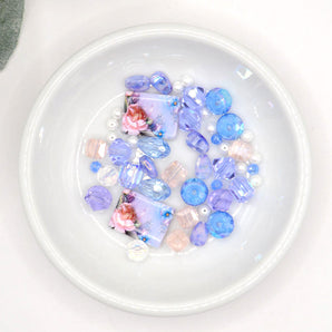 Designer Glass Bead Mix in Chasing Violets