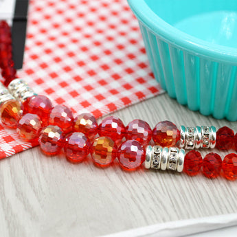 Designed By Me Trio Bead Strand in Red