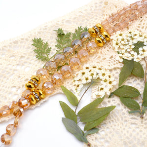 Designed By Me Trio Bead Strand in Tan