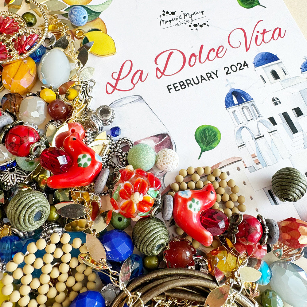 La Dolce Vita - February 2024 Magical Mystery Bead Box