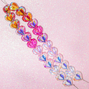Bead Strand Duo in Electro Heart