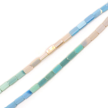 Electroplated Glass Ombré Pastel Strand