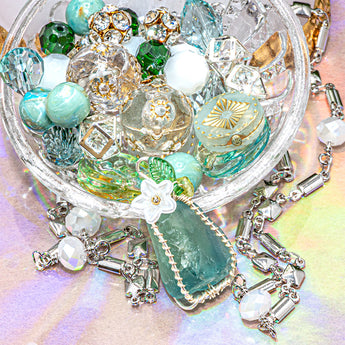 Fab Finds Bead Mix & Chain Duo in Seafoam & Sea Breeze
