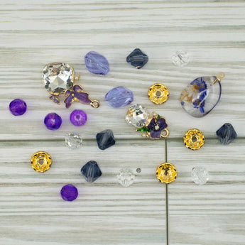Bead Mix in Fluttering Purple
