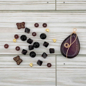 Bead Mix in Rich Plum Elegance