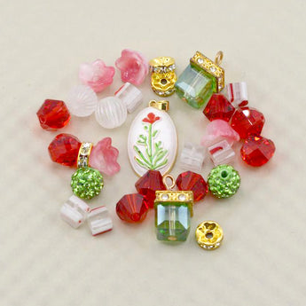 Bead Mix in Tomato Garden
