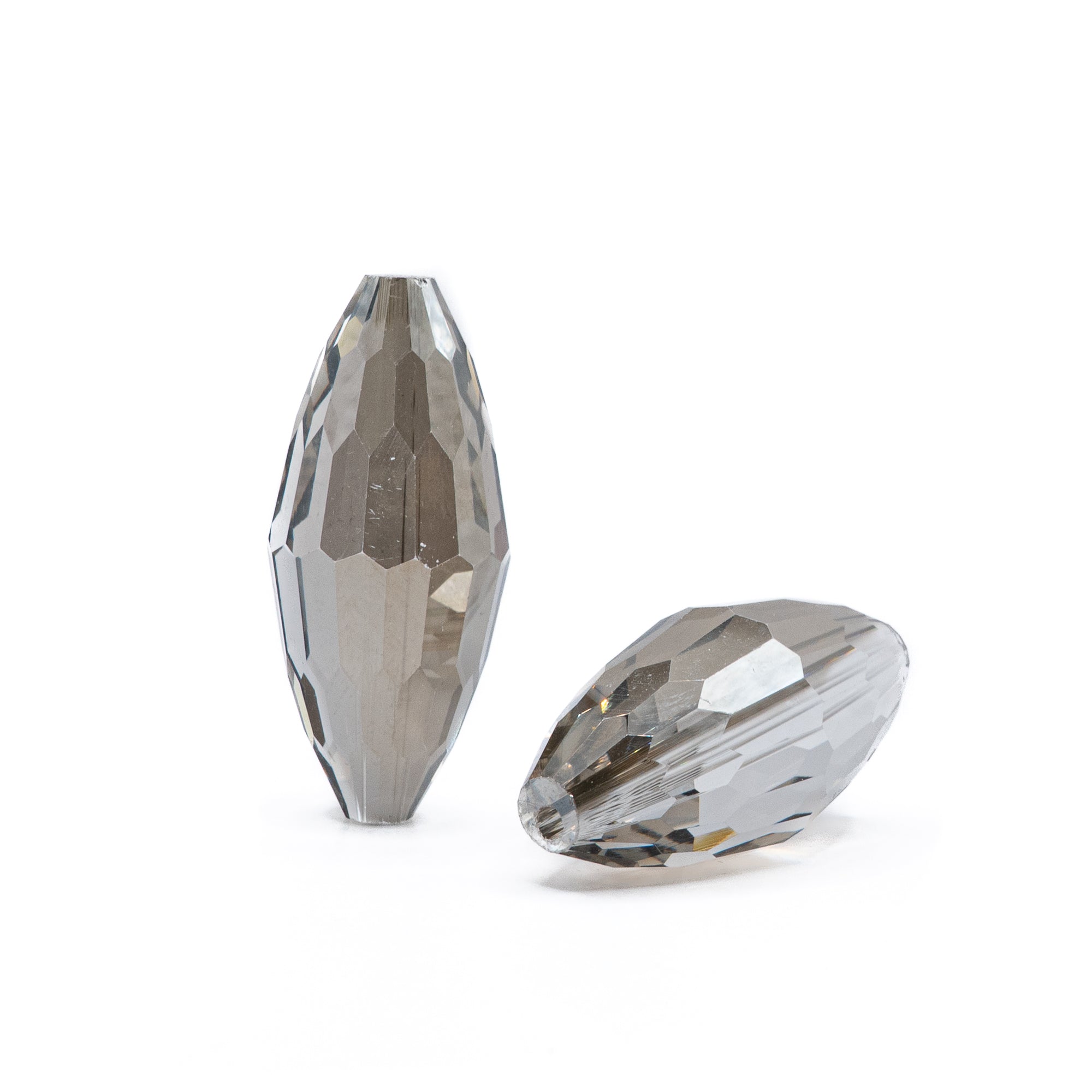 Shine with Me Faceted Glass Bead Pair