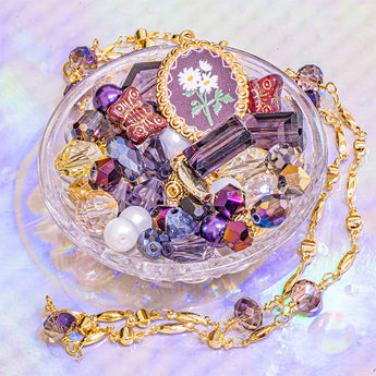 Bead Mix & Chain Duo in Sangria & Daisies