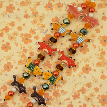 Autumn Bead Strand Duo in What Does The Fox Say