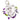 Birth Month Flower Keychain Kit in February Violet