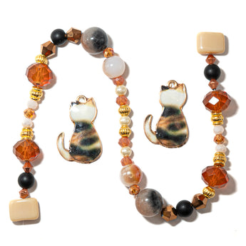 Feline Fancy Bead Mix in Calico Crazy