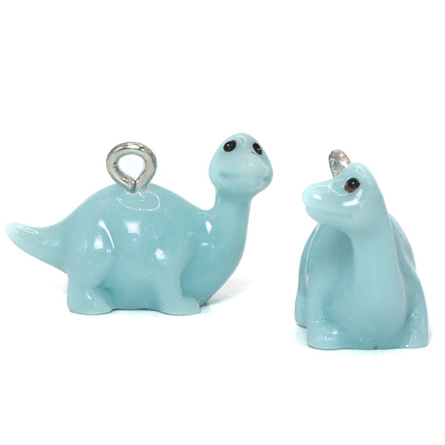 Firecracker the Baby Brachiosaurus Mini Resin Charm