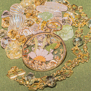 Floral Bead Mix & Chain Duo in First Love's Flowers