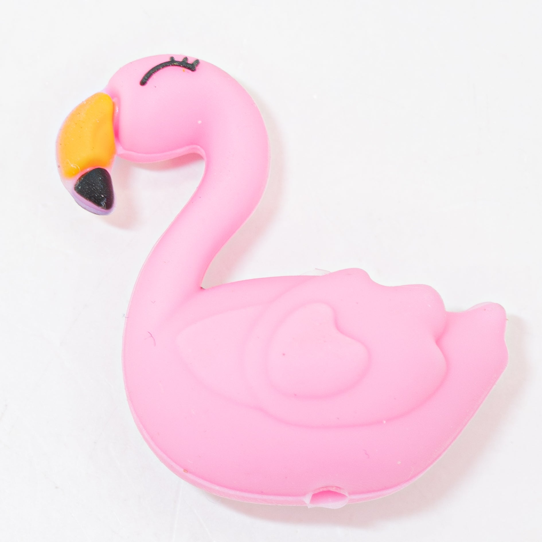 Flamingo 3D Silicone Focal Bead