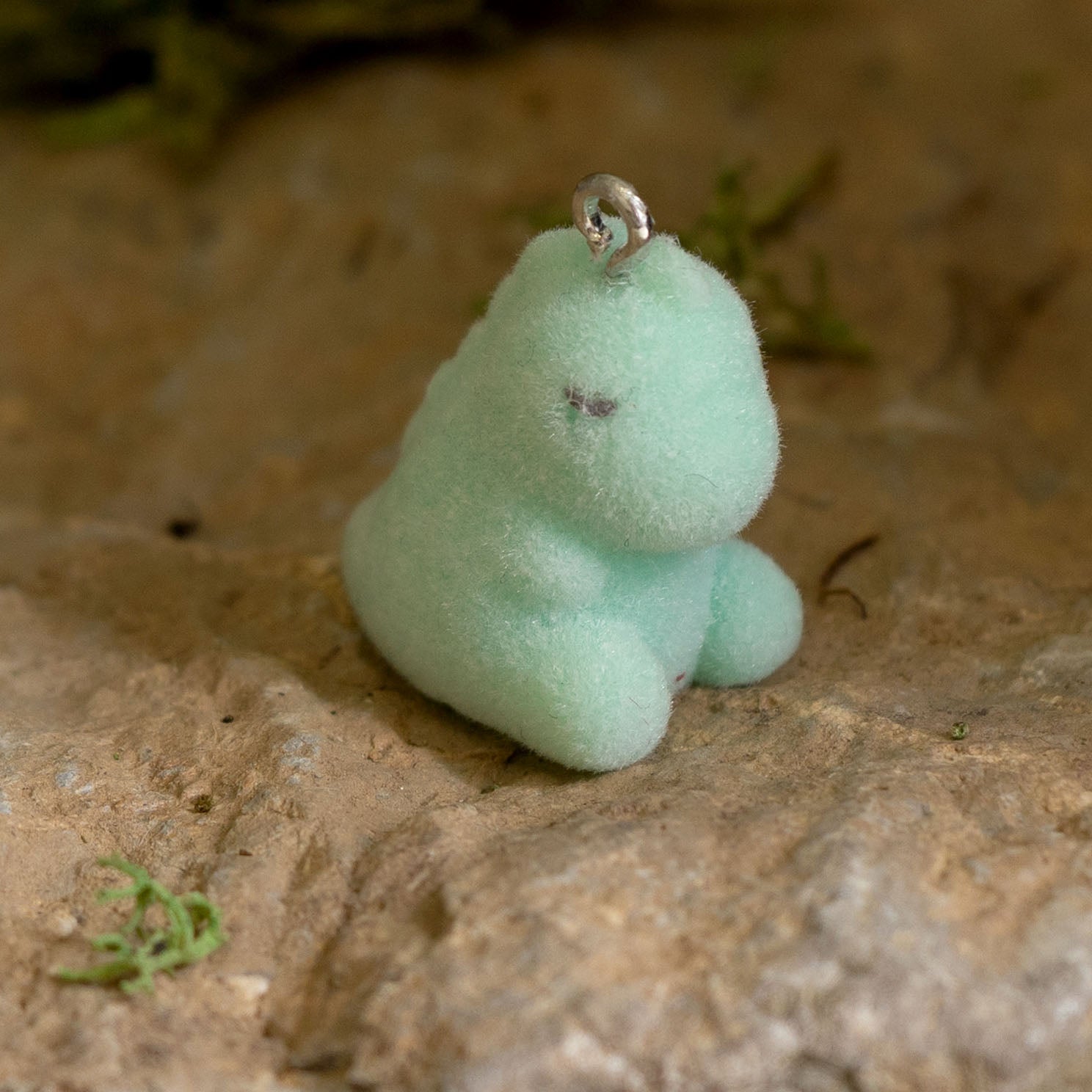 Flocked Resin Focal Charm in Gigi the Giganotosaurus