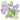 Floral Bead Mix in Ocean of Lilac