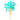 Flower Headpin Set in Teal